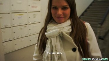 Mofos - shy girl gets friendly with a hard one