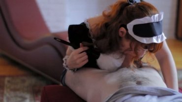 halloween - sexy french maid blowjob Art of blowjob